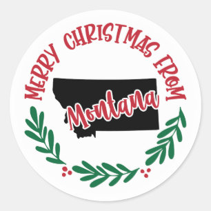 Adesivo de Feriado de Montana