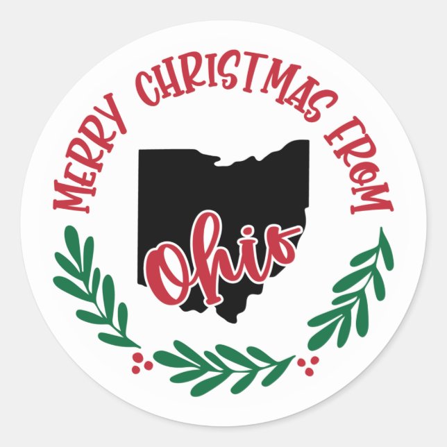 Adesivo de Feriado de Ohio (Frente)