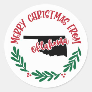 Adesivo de Feriado de Oklahoma
