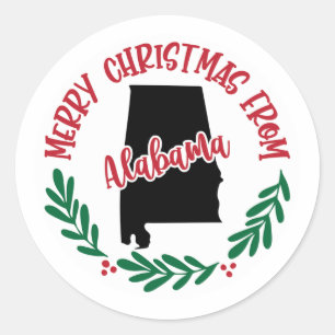 Adesivo de Feriado do Alabama