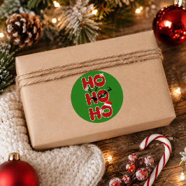 Adesivo de Férias de Natal Ho Ho Ho