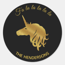 Adesivo de Férias do Unicórnio Mágico