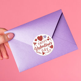 Adesivo de férias em forma de recorte de feliz dia