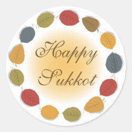 Adesivo de Férias Feliz Sukkot