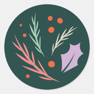 Adesivo de férias moderno retrô