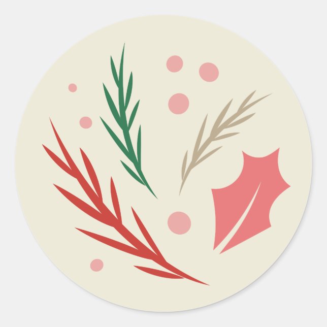 Adesivo de Férias Retro Moderno (Frente)