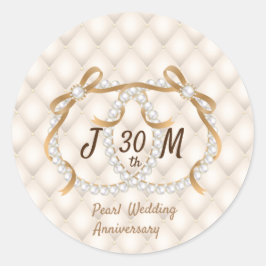 Adesivo de Fita com Inicial Personalizada Pérola