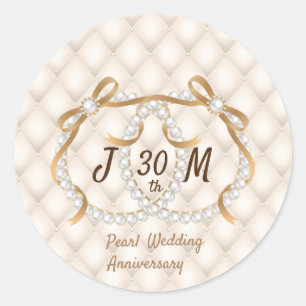 Adesivo de Fita com Inicial Personalizada Pérola