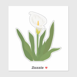 Adesivo de Flor de Lírio Calla