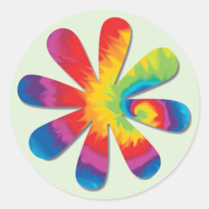 Adesivo de Flor Psicodélico