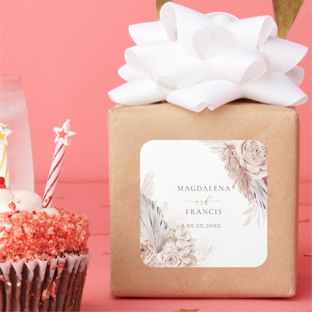 adesivo de flores de boho do casamento (Festa)