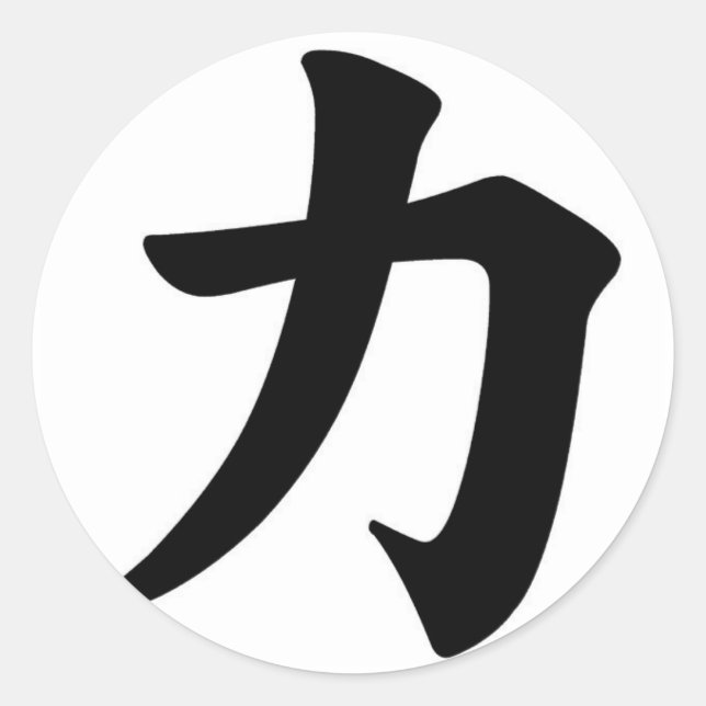 Adesivo de força chinês (Frente)