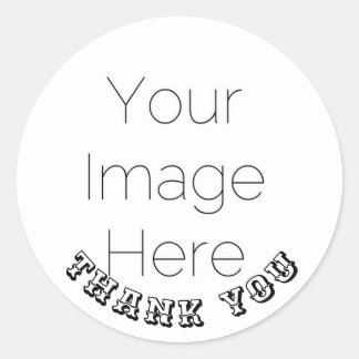 Adesivo de Foto de Agradecimento Personalizado par