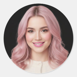 Adesivo de Foto Personalizado Design de Imagem Cus