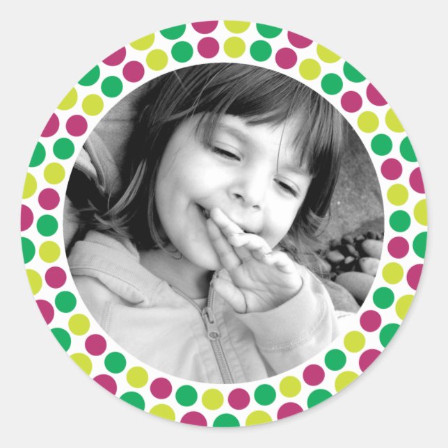 Adesivo de fotos de feriado Feliz e Bright 2010 (Frente)