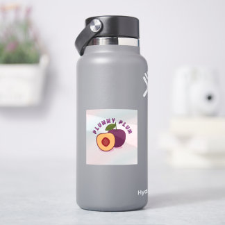 Adesivo de Fruta Ameixa – Ilustração de Ameixa Rox