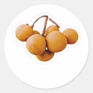 Adesivo de Fruta Exótica Kepel - Raro Real Indonés