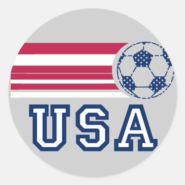 Adesivo de Futebol dos EUA (Frente)