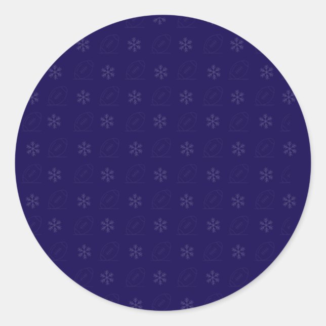 Adesivo de Futebol Floco de Neve (Frente)