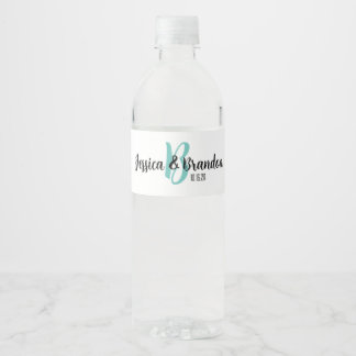 Adesivo de Garrafa de Água de Casamento WW-006v1