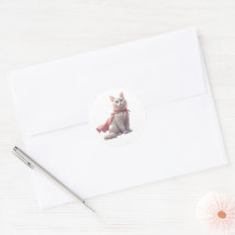 Adesivo de Gata Heroína Super Mãe – Presente Cor-d