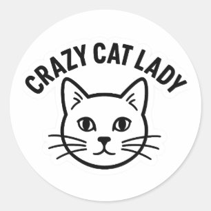 Adesivo de Gata Louca – Atitude Ousada e Cabeluda