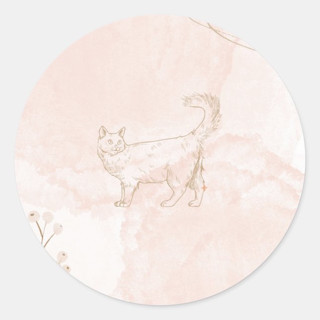 adesivo de gato (Frente)