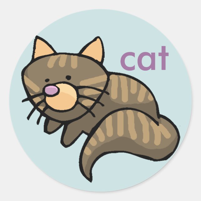 adesivo de gato (Frente)