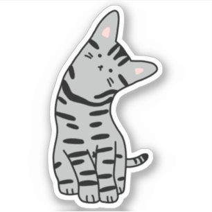 Adesivo de gato de Shorthair Americano