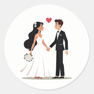 Adesivo de gesto de amor de casais