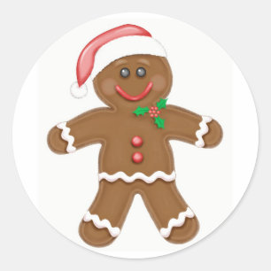 Adesivo de Gingerbread Man