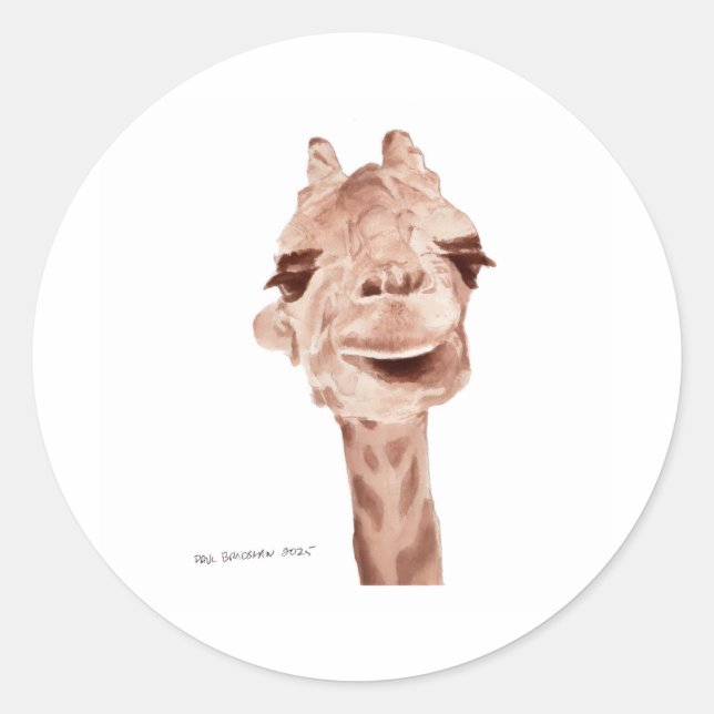adesivo de girafa (Frente)