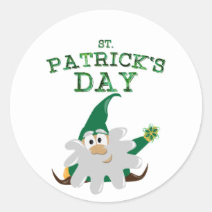 Adesivo de Gnome do Dia de São Patrício