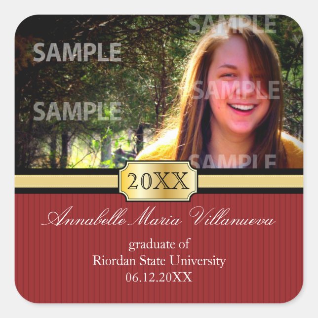 Adesivo de graduação da Banda do buckle (Frente)