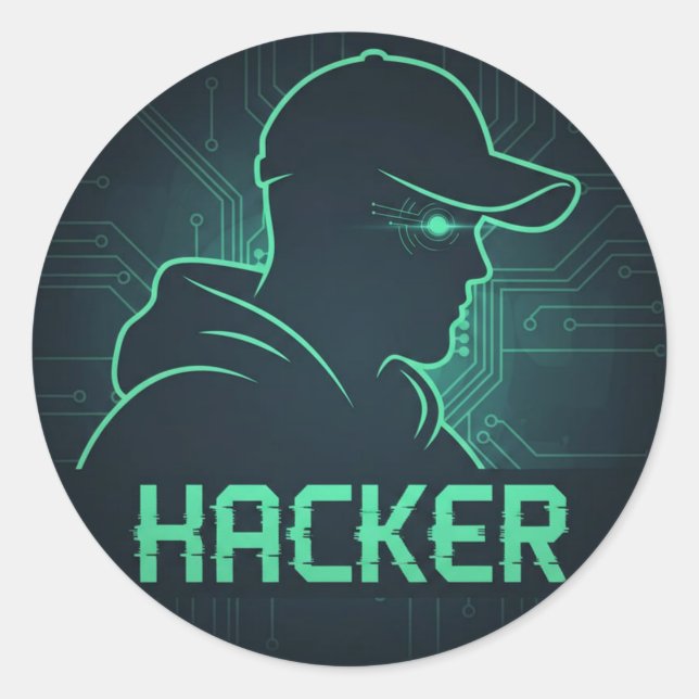 Adesivo de Hackers (Frente)