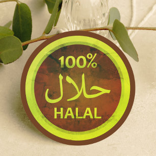 Adesivo de halal russo a 100%