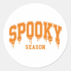 Adesivo de Halloween da Temporada Assustadora
