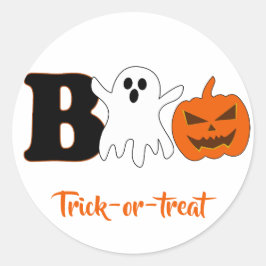 Adesivo de Halloween Funny Boo