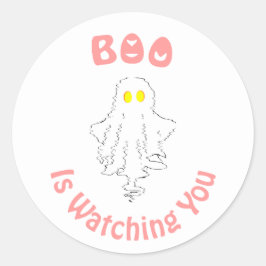 Adesivo de Halloween | O Boo Está Te Observando