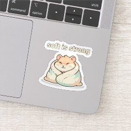 Adesivo de Hamster Forte e Macio – Animal Fofo 