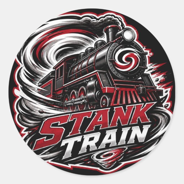 Adesivo de Hockey Stank Train Carolina (Frente)