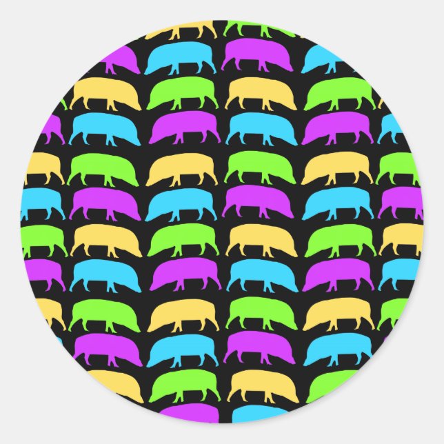Adesivo de Hogs multicolorido (Frente)