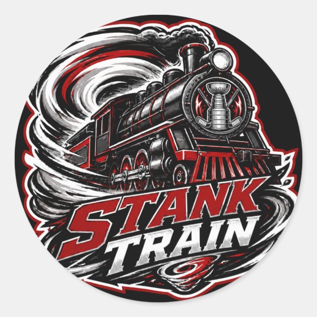 Adesivo de Hóquei Stank Train Carolina (Frente)