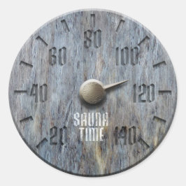 Adesivo de Hora da Sauna