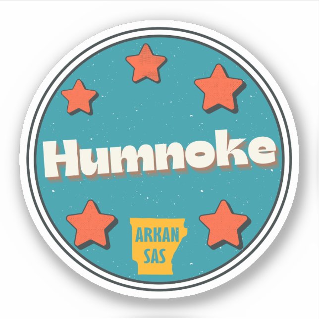 Adesivo de Humnoke, Arkansas (Frente)