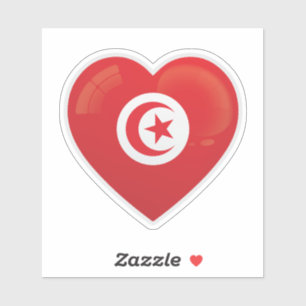 Adesivo de Ícone de Amor na Tunísia