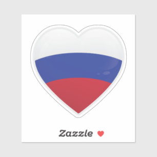 Adesivo de Ícone de Amor Rússia