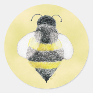 Adesivo de Ilustração de Bumblebee