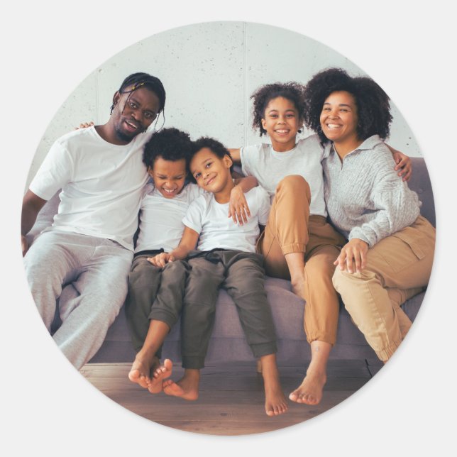 Adesivo de imagem personalizada da família, adesiv (Frente)