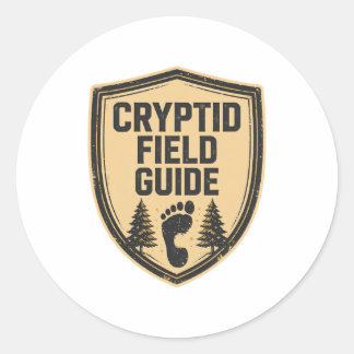 Adesivo de Insígnia do Guia de Campo de Criptozool